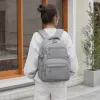 ويعمل الطلاب في حقائب الأكتاف الرمادية على مدار الساعة، مما يعني قدرة كبيرة على مقاومة المياه details Picture